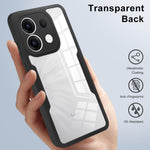Oppo Reno13 5G (Global) Skal Akryl + Genomskinligt TPU mobilskal med PET-skärmfilm