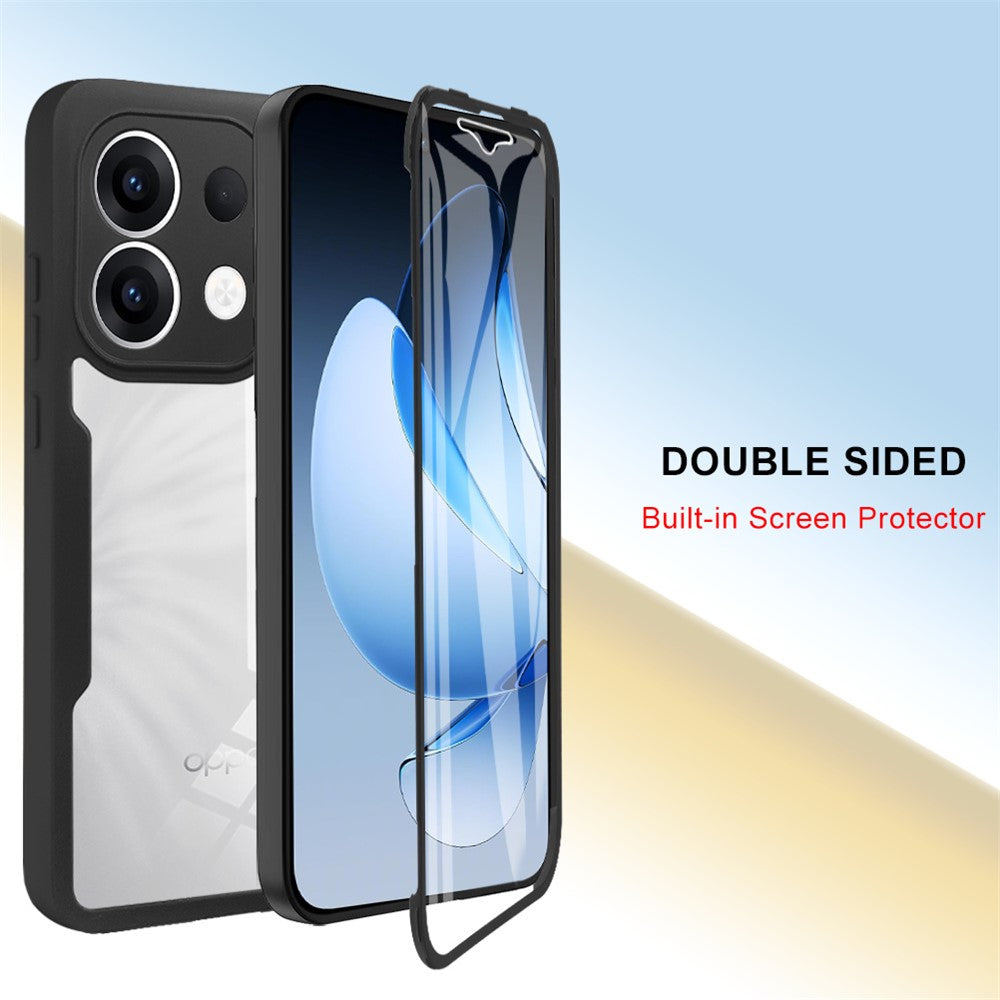 Oppo Reno13 5G (Global) Skal Akryl + Genomskinligt TPU mobilskal med PET-skärmfilm