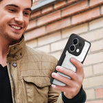 Oppo Reno13 5G (Global) Skal Akryl + Genomskinligt TPU mobilskal med PET-skärmfilm
