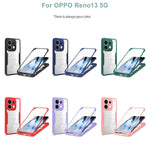 Oppo Reno13 5G (Global) Skal Akryl + Genomskinligt TPU mobilskal med PET-skärmfilm