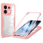 Oppo Reno13 5G (Global) Skal Akryl + Genomskinligt TPU mobilskal med PET-skärmfilm