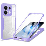 Oppo Reno13 5G (Global) Skal Akryl + Genomskinligt TPU mobilskal med PET-skärmfilm