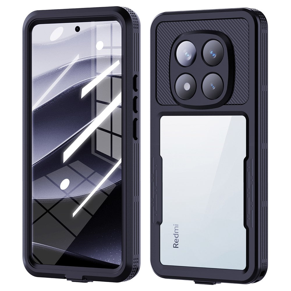 REDPEPPER For Xiaomi Redmi Note 14 Pro 5G IP68 Phone Case Clear Back Waterproof Cover