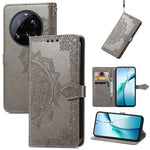 For Xiaomi 15 Ultra Wallet Case Mandala Flower Leather Phone Cover Stand
