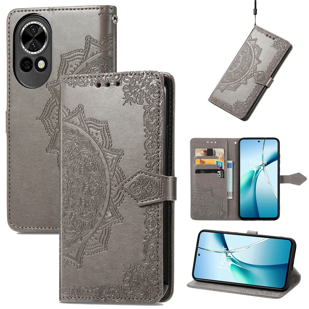 For Huawei nova 13 5G Wallet Case Mandala Flower Leather Phone Cover Stand