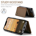 CASEME For iPhone 17e / 16e Phone Case C22 Leather Back Cover with RFID Blocking Card Slots
