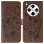For Oppo Find X8 Pro 5G Case Wallet Stand Imprinted Rose Butterfly PU Leather Phone Cover