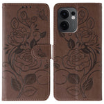 Oppo Reno13 F 5G (Reno 13 FS 5G) / 4G Plånboksfodral med tryckt rosa fjäril i PU-läder