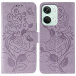 OnePlus Nord 3 5G Plånboksfodral med tryckt rosa fjäril i PU-läder