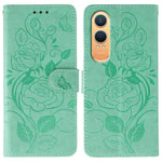 OnePlus Nord CE4 Lite 5G Plånboksfodral med tryckt rosa fjäril i PU-läder