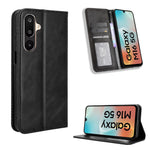Til Samsung Galaxy M16 5G / Galaxy F16 5G Retro PU-læderetui Telefonpung Stativcover