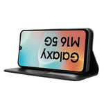 Til Samsung Galaxy M16 5G / Galaxy F16 5G Retro PU-læderetui Telefonpung Stativcover