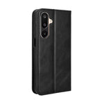 Til Samsung Galaxy M16 5G / Galaxy F16 5G Retro PU-læderetui Telefonpung Stativcover