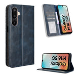 Til Samsung Galaxy M16 5G / Galaxy F16 5G Retro PU-læderetui Telefonpung Stativcover