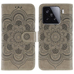 For Xiaomi 15 Case PU Leather Mandala Imprinted Design Wallet Phone Cover