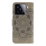 For Xiaomi 15 Case PU Leather Mandala Imprinted Design Wallet Phone Cover
