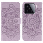 For Xiaomi 15 Case PU Leather Mandala Imprinted Design Wallet Phone Cover