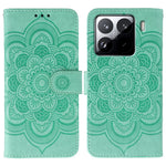 For Xiaomi 15 Pro Case PU Leather Mandala Imprinted Design Wallet Phone Cover