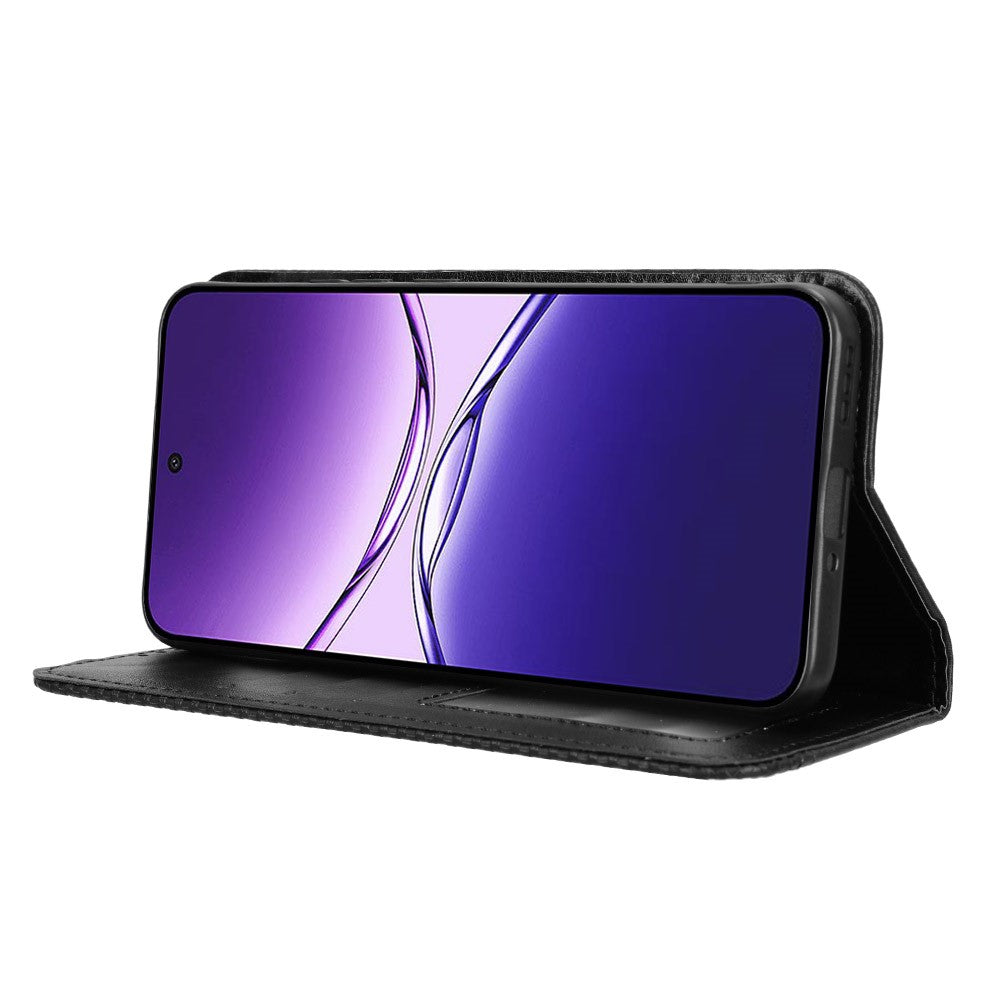 For Oppo F29 5G Retro PU Leather Case Phone Wallet Stand Cover
