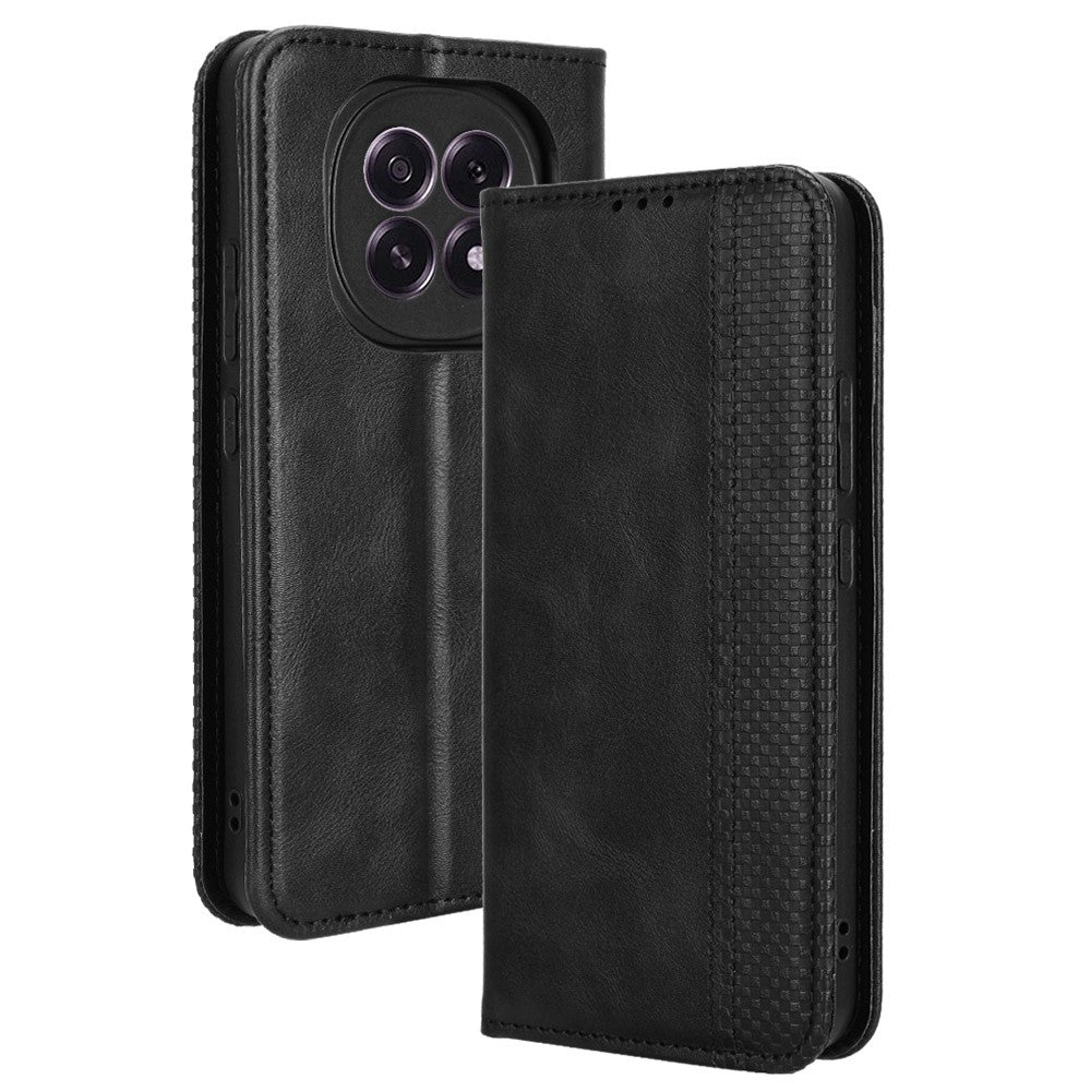 For Oppo F29 5G Retro PU Leather Case Phone Wallet Stand Cover