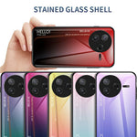 Cover til Xiaomi Poco F7 Pro 5G / Redmi K80 5G med anti-ridsebeskyttelse, hærdet glas + PC+TPU-mobilcover