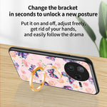 For Xiaomi Poco F7 Pro 5G / Redmi K80 5G Case Butterfly Pattern TPU + Tempered Glass Protective Phone Cover