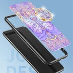 For Xiaomi Poco F7 Pro 5G / Redmi K80 5G Case Butterfly Pattern TPU + Tempered Glass Protective Phone Cover