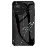 For Xiaomi Poco F7 Pro 5G / Redmi K80 5G Case Marble Pattern Tempered Glass + PC + TPU Protective Phone Cover