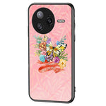 Xiaomi Poco F7 Ultra 5G / Redmi K80 Pro 5G Skal Fjärilsmönster TPU + Härdat Glas Skyddande mobilskal