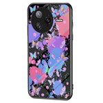 Xiaomi Poco F7 Ultra 5G / Redmi K80 Pro 5G Skal Fjärilsmönster TPU + Härdat Glas Skyddande mobilskal