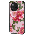 For Xiaomi Poco F7 Ultra 5G / Redmi K80 Pro 5G Case Floral Pattern TPU + Tempered Glass Protective Phone Cover