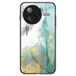 For Xiaomi Poco F7 Ultra 5G / Redmi K80 Pro 5G Case Marble Pattern Tempered Glass + PC + TPU Protective Phone Cover