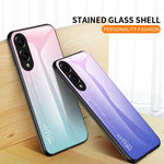 Til Samsung Galaxy S25 Edge cover, anti-ridse hærdet glas + PC + TPU telefoncover