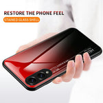Til Samsung Galaxy S25 Edge cover, anti-ridse hærdet glas + PC + TPU telefoncover