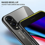 Til Samsung Galaxy S25 Edge cover, anti-ridse hærdet glas + PC + TPU telefoncover