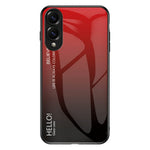 Samsung Galaxy S25 Edge-skal i reptåligt härdat glas + PC+TPU-mobilskal