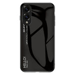 Til Samsung Galaxy S25 Edge cover, anti-ridse hærdet glas + PC + TPU telefoncover