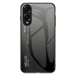 Til Samsung Galaxy S25 Edge cover, anti-ridse hærdet glas + PC + TPU telefoncover