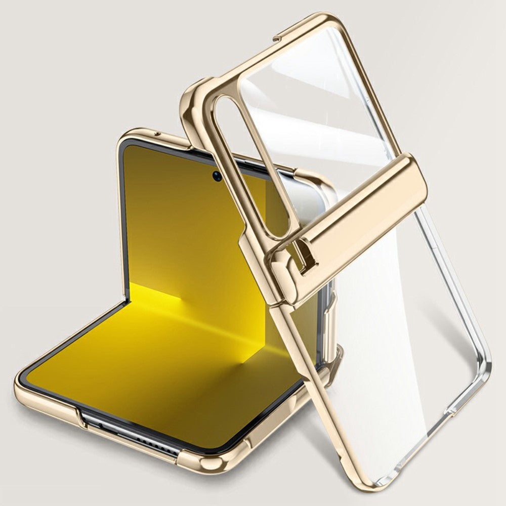 For Huawei Pura X Case PC + Acrylic Phone Cover with Rear Small Screen Protector Hinge Protection