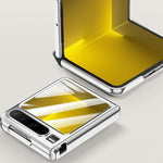 For Huawei Pura X Case PC + Acrylic Phone Cover with Rear Small Screen Protector Hinge Protection