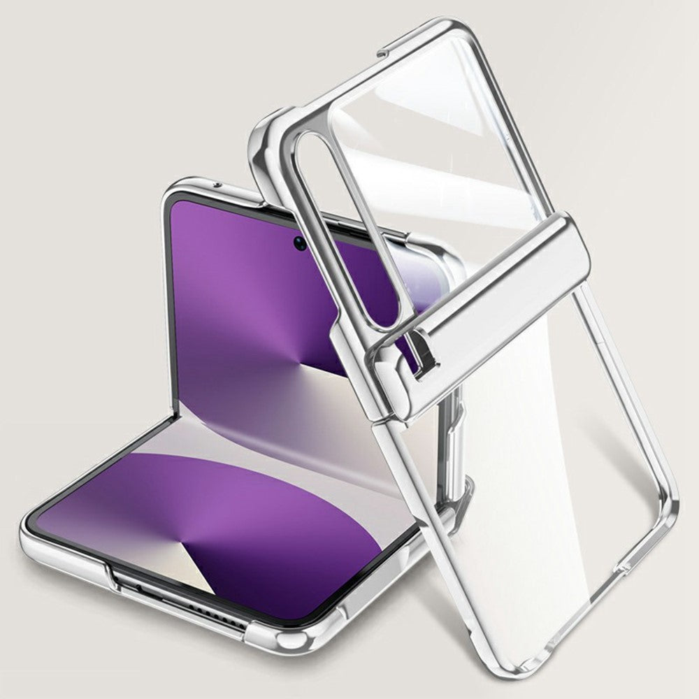 For Huawei Pura X Case PC + Acrylic Phone Cover with Rear Small Screen Protector Hinge Protection