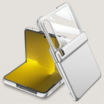 For Huawei Pura X Case Hard PC Hinge Protection Phone Cover with Rear Small Screen Protector