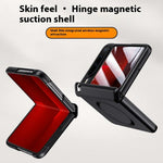 For Huawei Pura X Magnetic Case Hard PC Hinge Protection Phone Cover with Rear Small Screen Protector