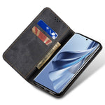 For Oppo A5 5G  /  F29 5G Case Jeans Cloth Texture Anti-Scratch Leather Stand Phone Cover
