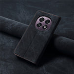 For Oppo A5 5G  /  F29 5G Case Jeans Cloth Texture Anti-Scratch Leather Stand Phone Cover