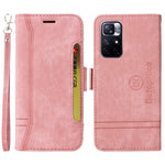 BETOPNICE 001 För Xiaomi Redmi Note 11 Pro 5G (MediaTek) / Note 11 Pro+ 5G / Poco X4 NFC / 11i 5G Läderfodral med tryckta sömmar, mobilplånbok och stativ