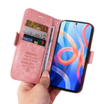 BETOPNICE 001 For Xiaomi Redmi Note 11 Pro 5G (MediaTek) / Note 11 Pro+ 5G / Poco X4 NFC / 11i 5G Imprinted Stitching Line Leather Case Phone Wallet Stand Cover