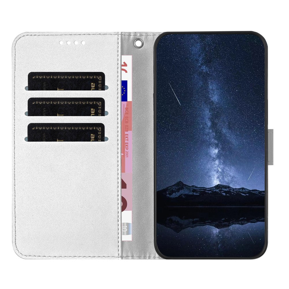 Til Samsung Galaxy A05 4G Telefonetuier Pung Stander Farve Sammenføjning Lædercover med Magnetisk Lås