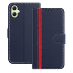 Til Samsung Galaxy A05 4G Telefonetuier Pung Stander Farve Sammenføjning Lædercover med Magnetisk Lås