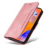 BETOPNICE 001 För Xiaomi Redmi Note 12 Pro 4G / 11 Pro 4G (MediaTek) / Note 11 Pro 5G (Qualcomm) / Note 11E Pro 5G PU-lädermobilskal med tryckta sömmar, plånboksfodral